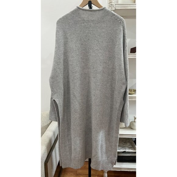 Zadig & Voltaire Selena Side Slit Sweater Dress Size M/L Wool Cashmere Oversized - Picture 7 of 8